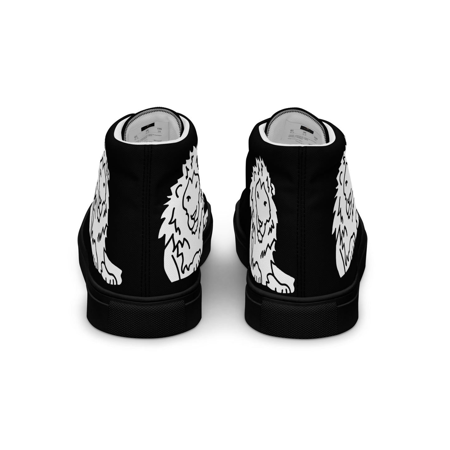 Men’s high top canvas shoes