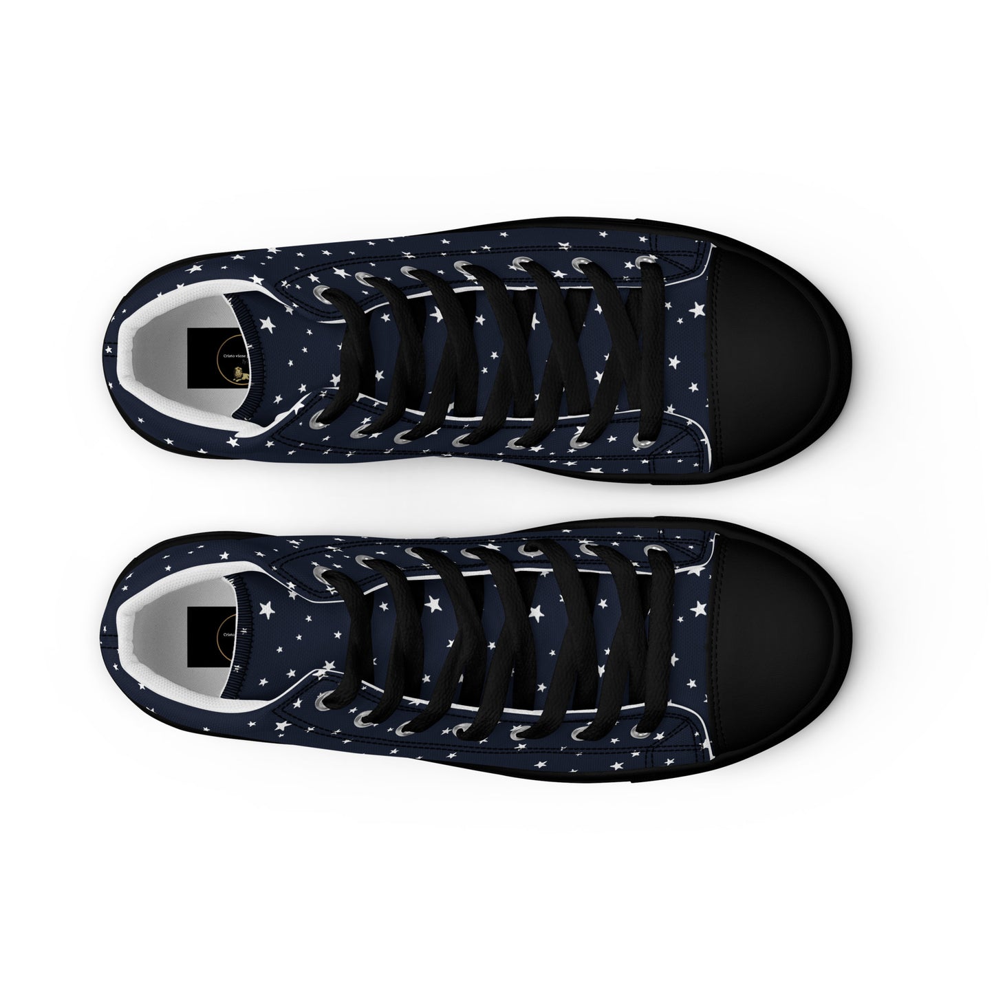 Men’s high top canvas shoes