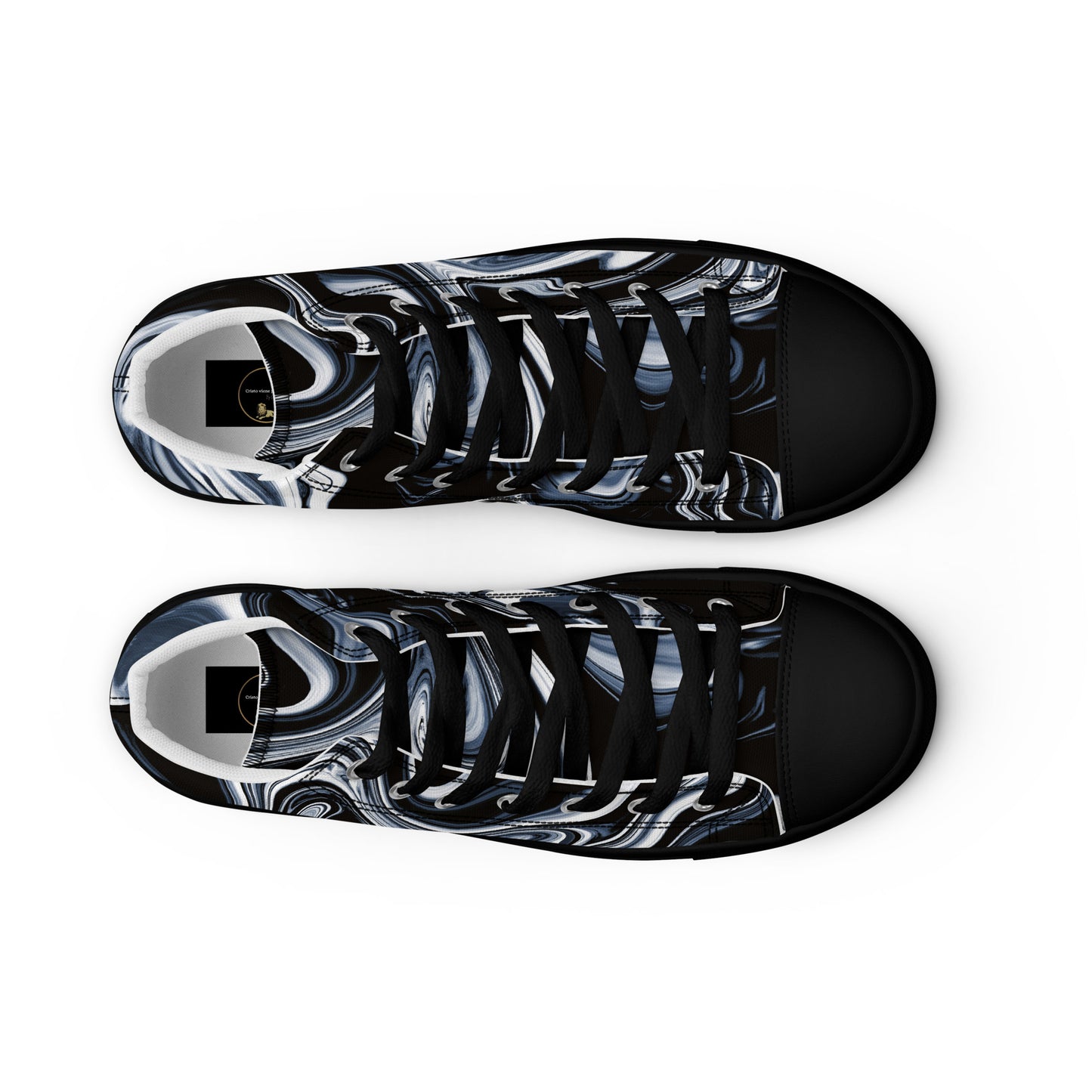 Men’s high top canvas shoes