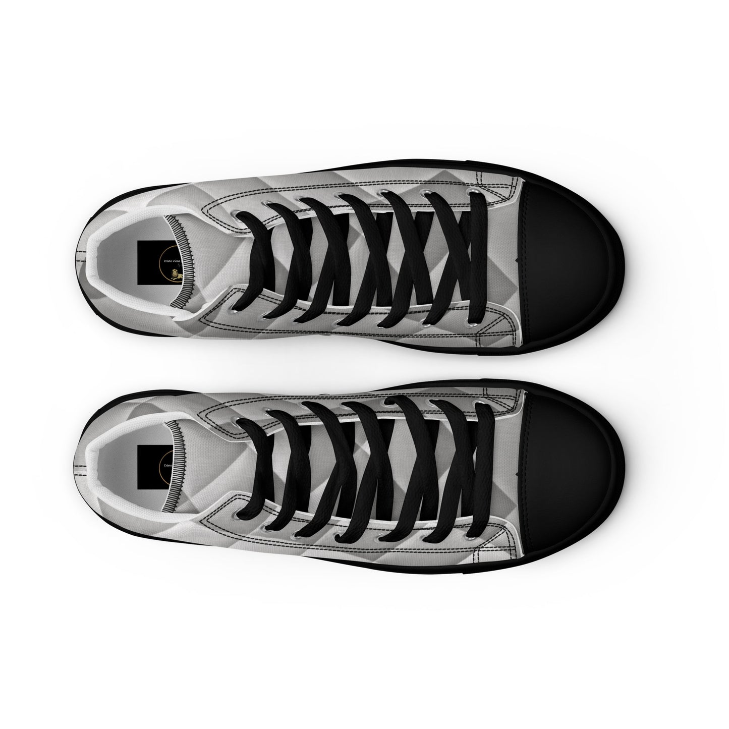Men’s high top canvas shoes