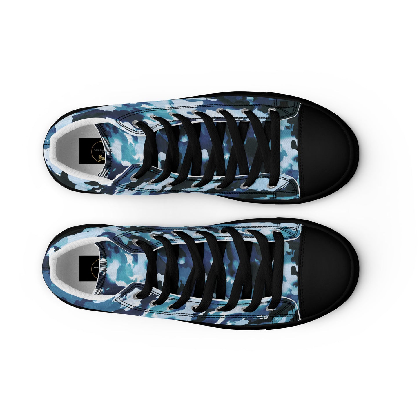 Men’s high top canvas shoes
