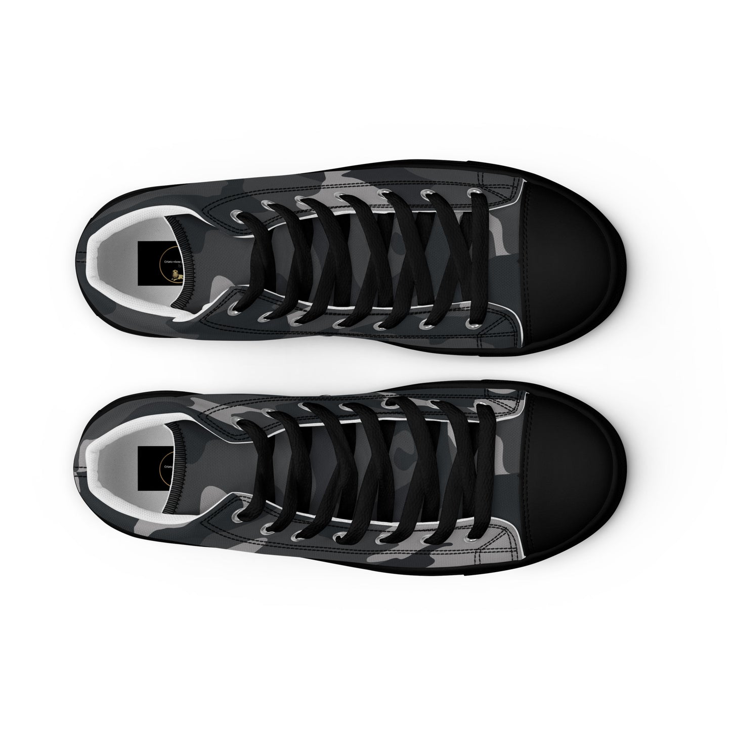 Men’s high top canvas shoes