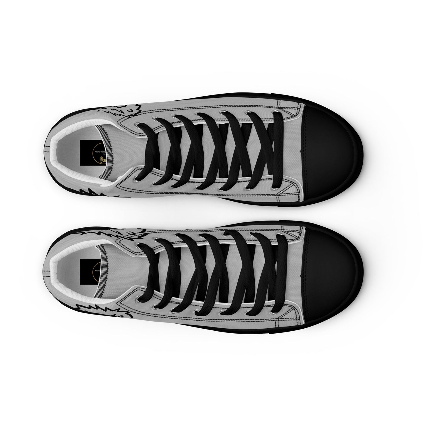 Men’s high top canvas shoes