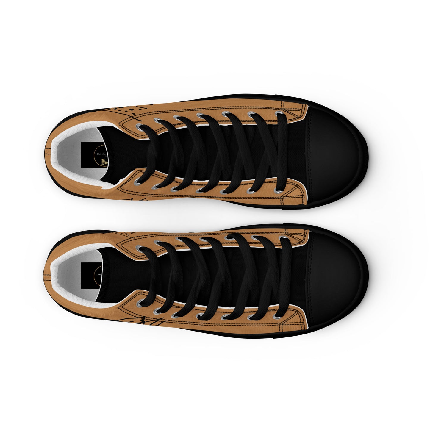 Men’s high top canvas shoes