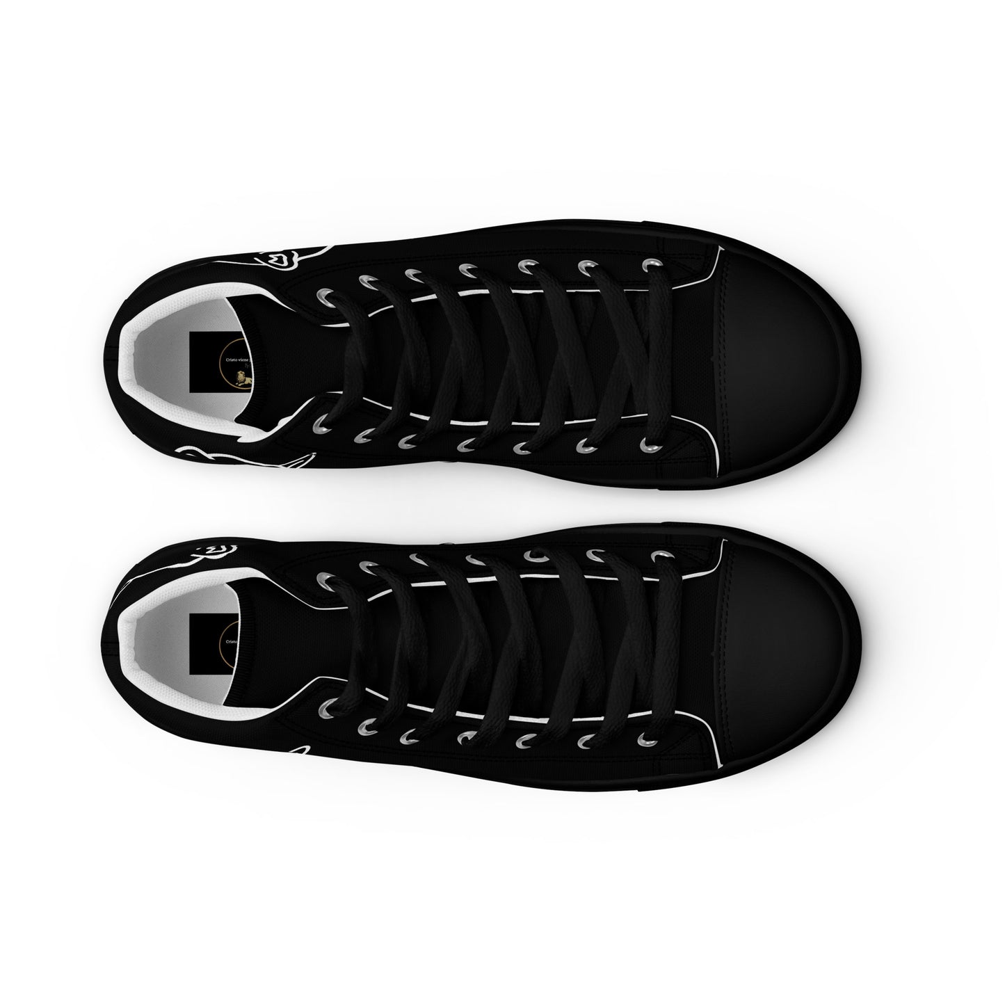 Men’s high top canvas shoes