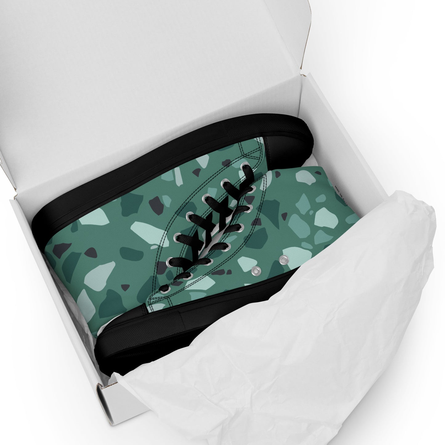 Men’s high top canvas shoes