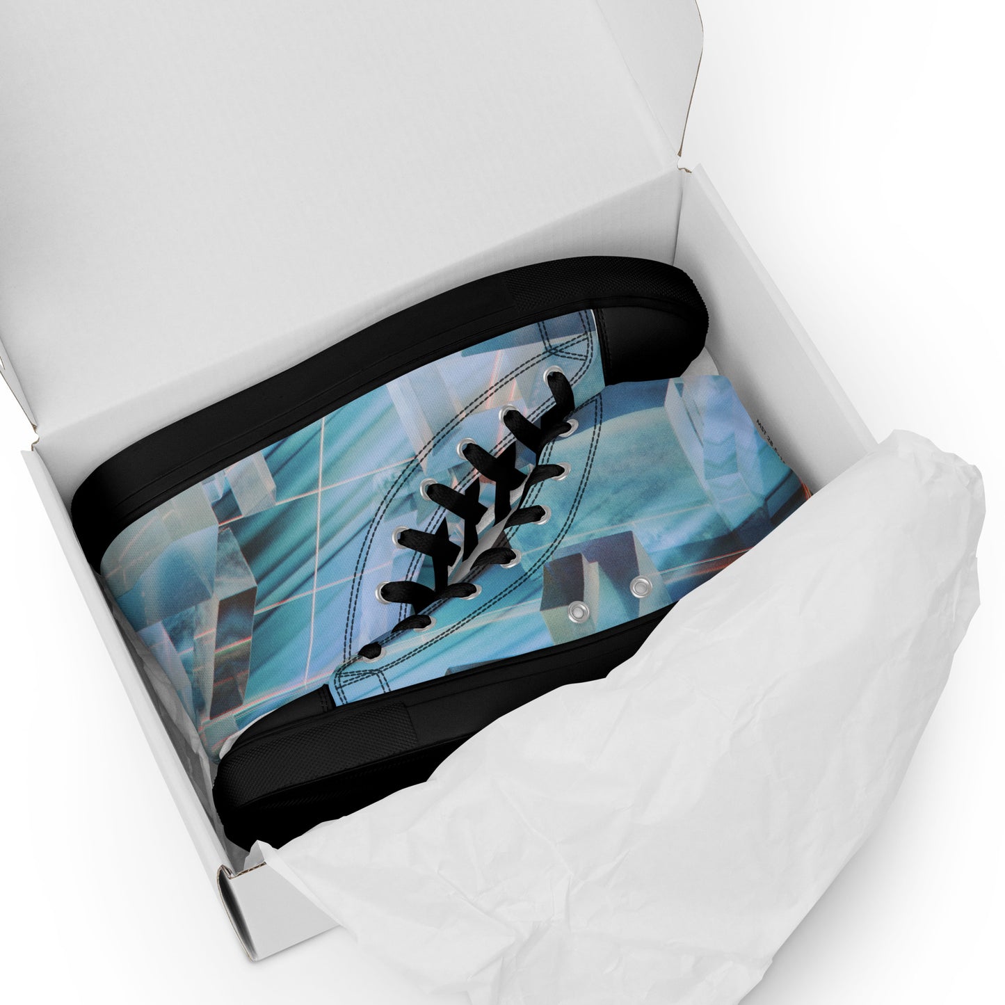Men’s high top canvas shoes