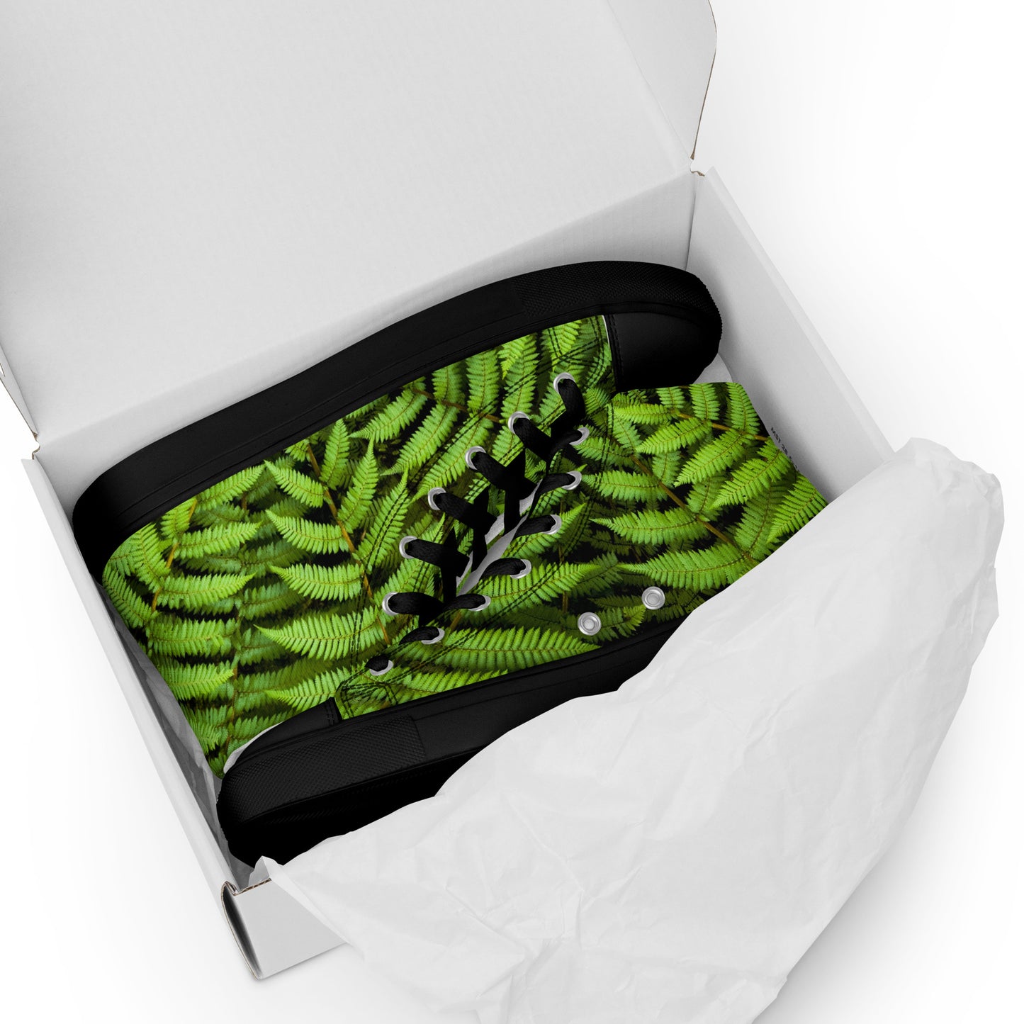Men’s high top canvas shoes