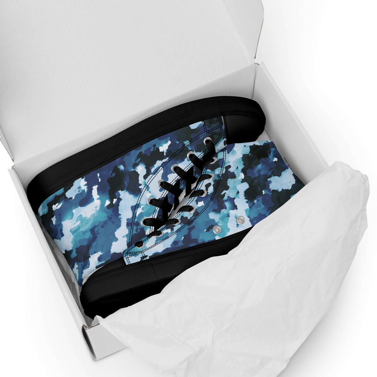 Men’s high top canvas shoes