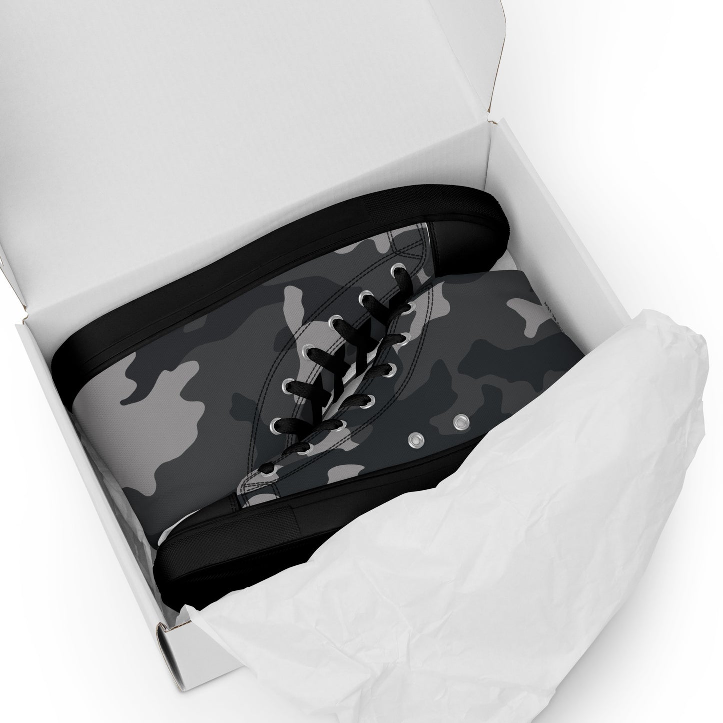 Men’s high top canvas shoes