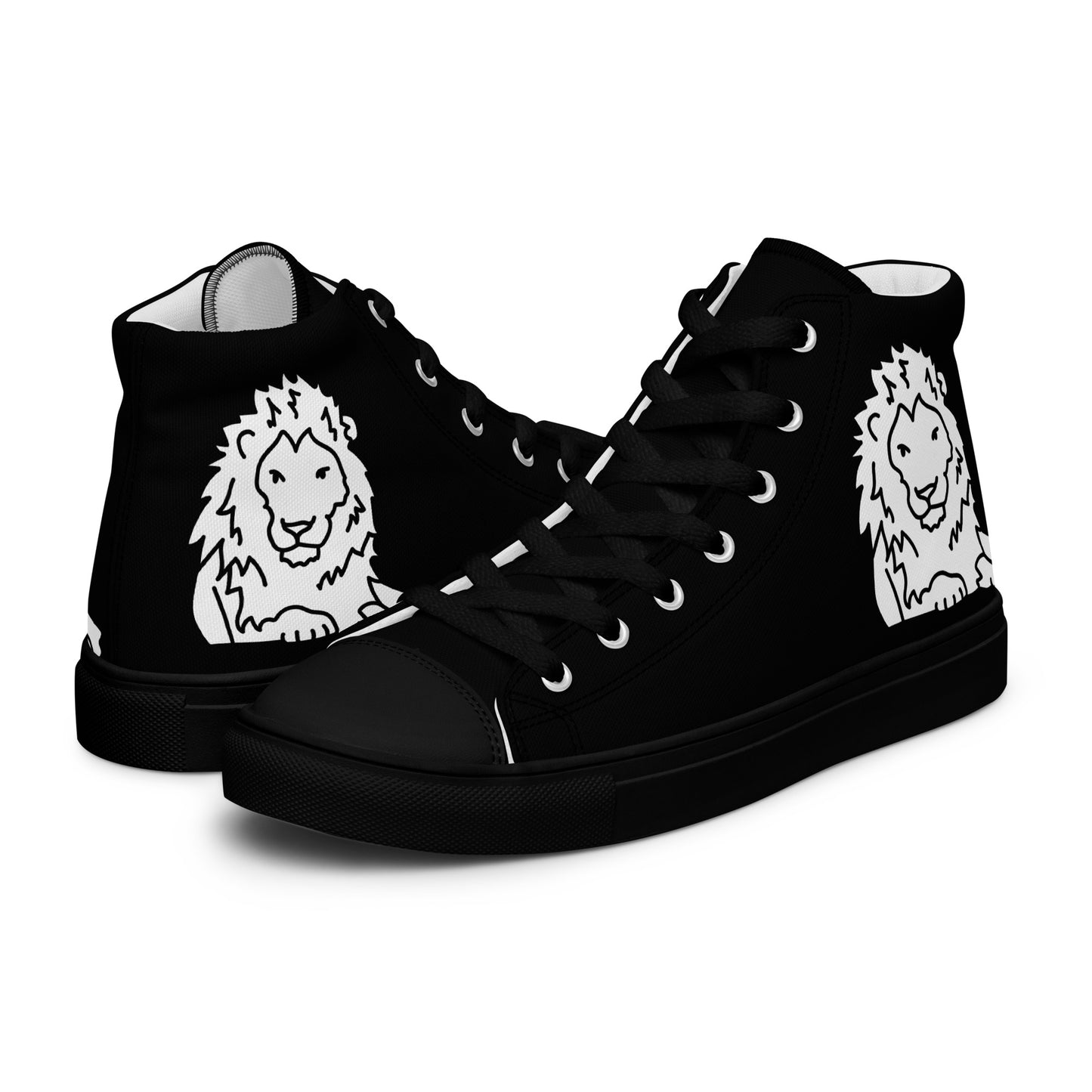Men’s high top canvas shoes