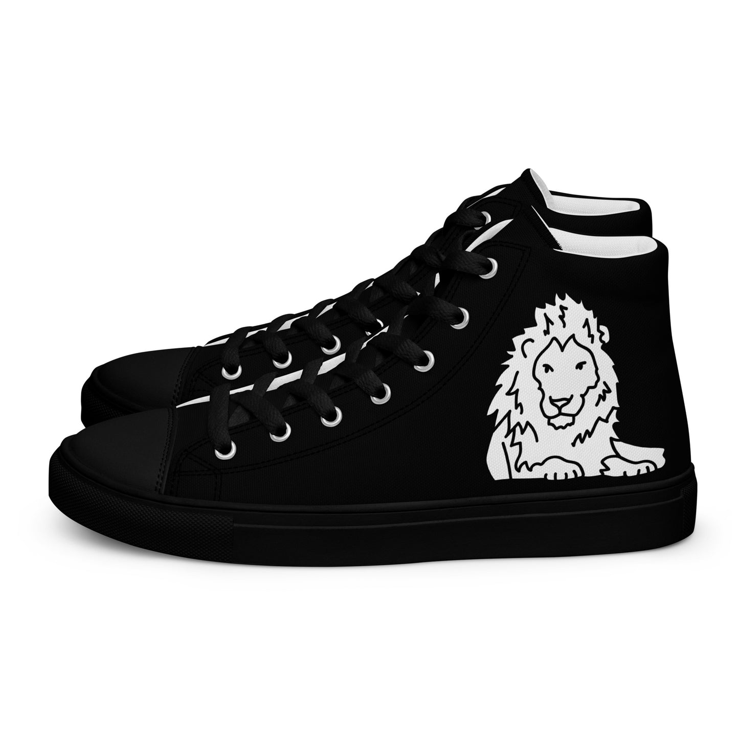 Men’s high top canvas shoes