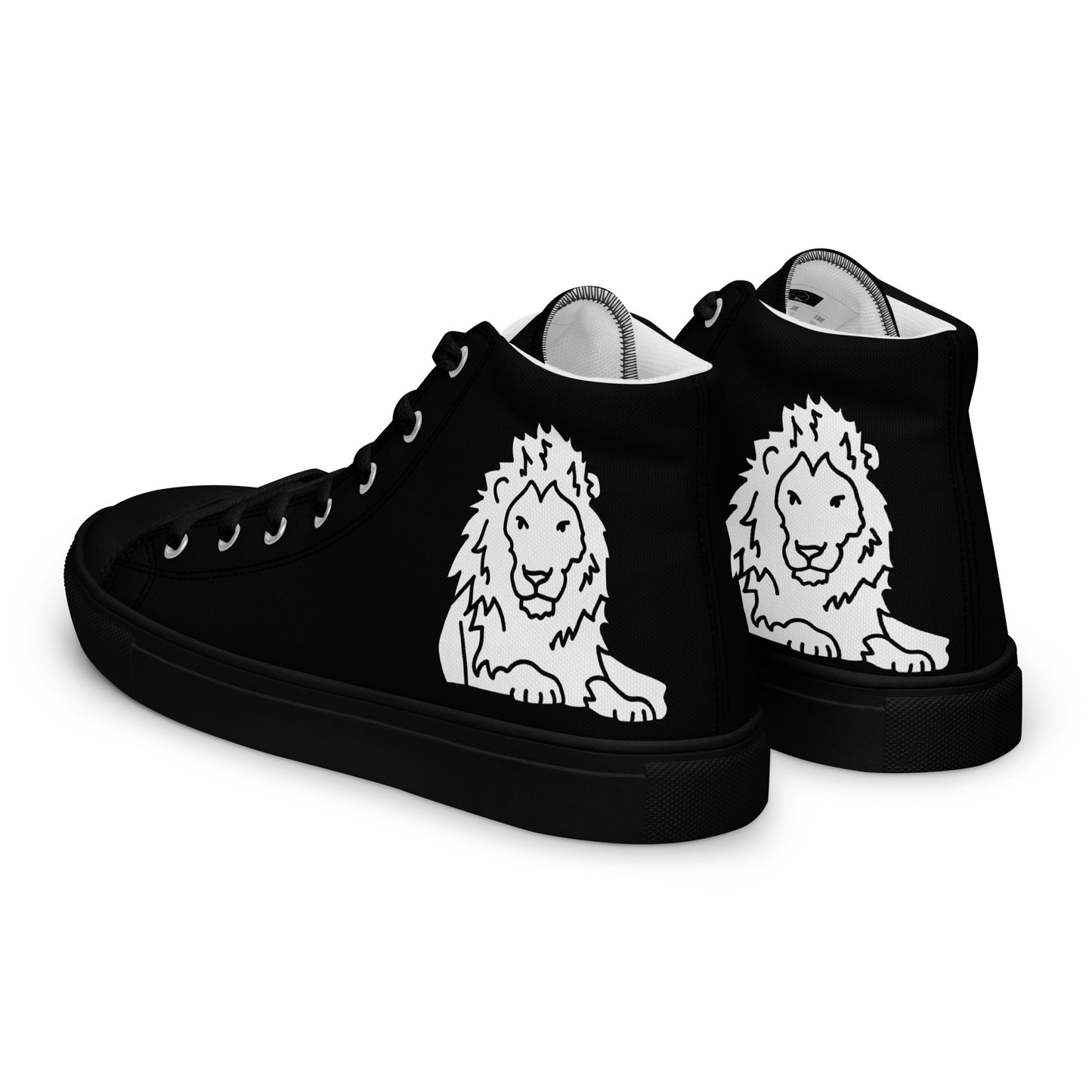 Men’s high top canvas shoes