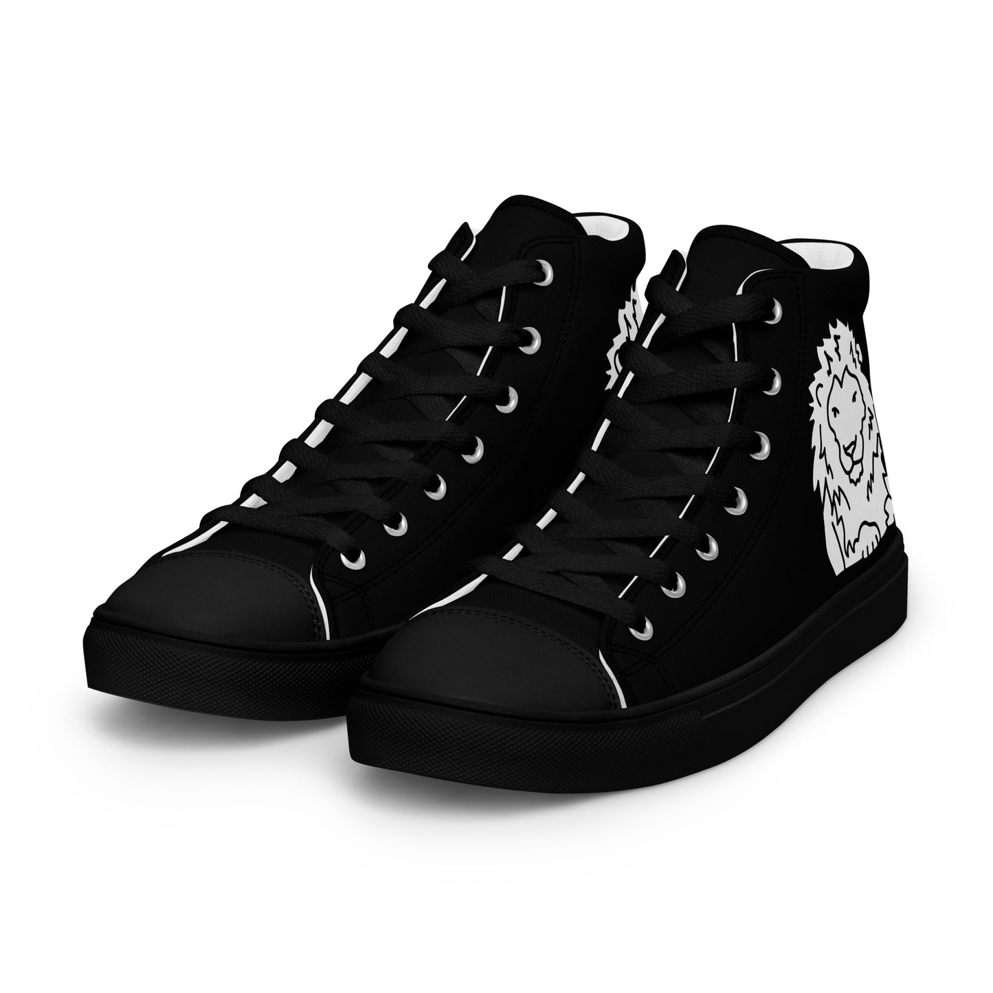Men’s high top canvas shoes