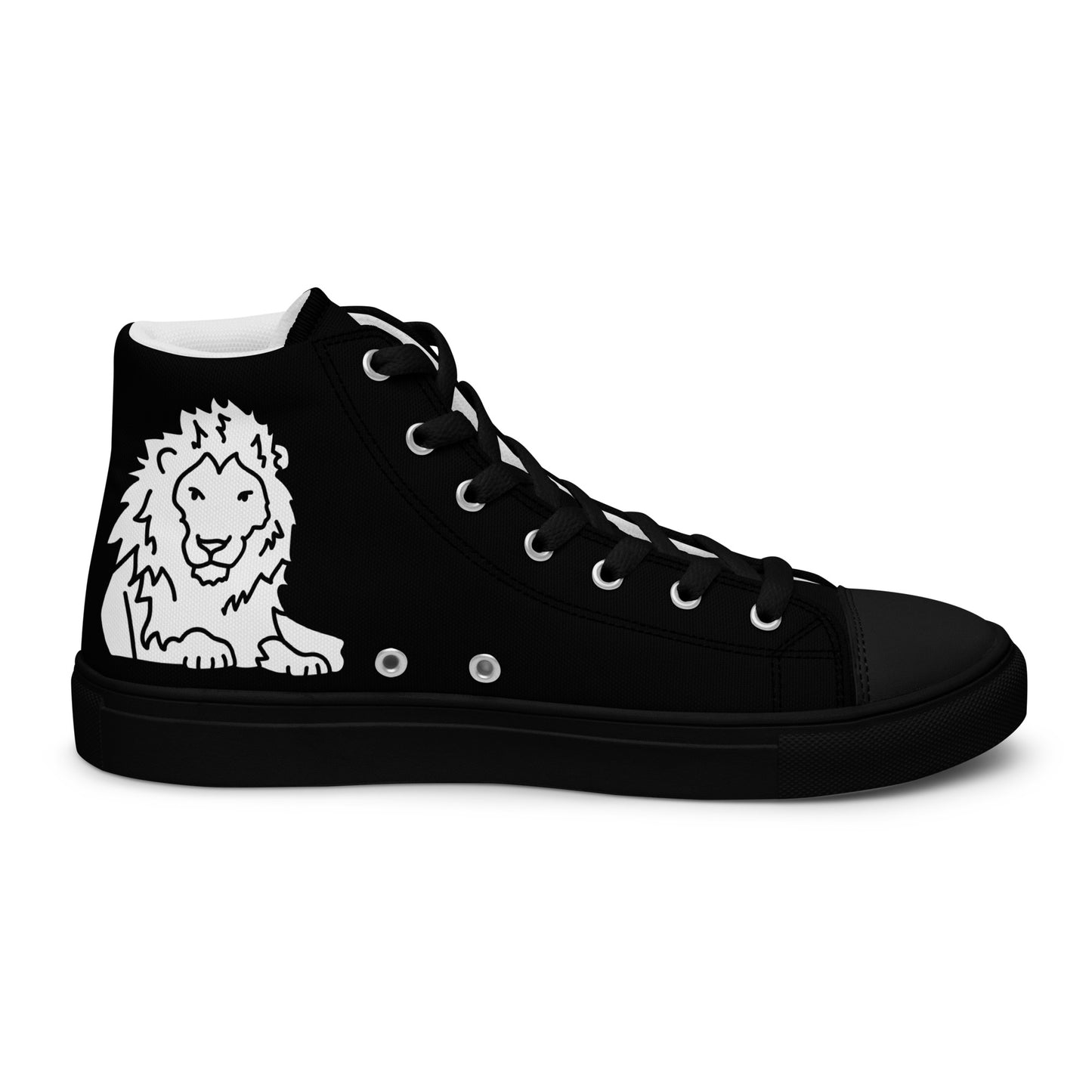Men’s high top canvas shoes