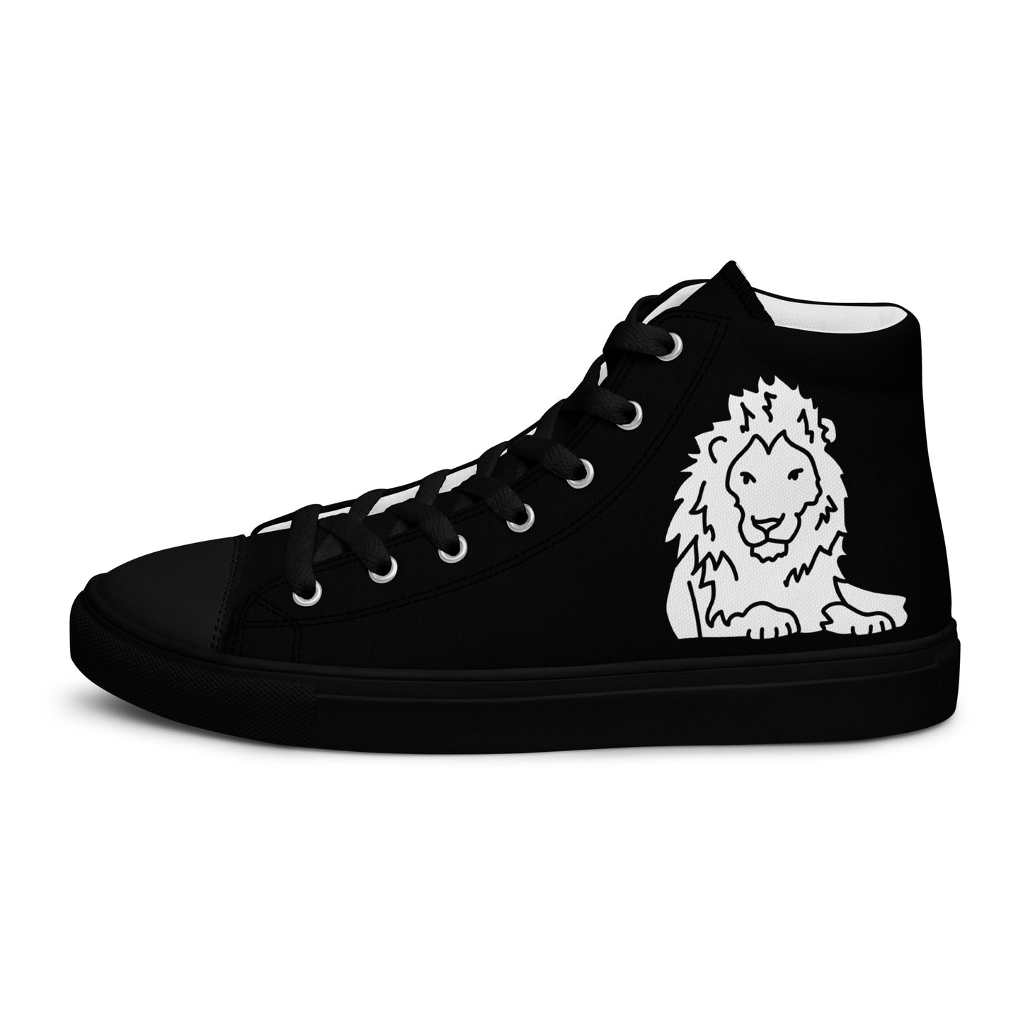 Men’s high top canvas shoes