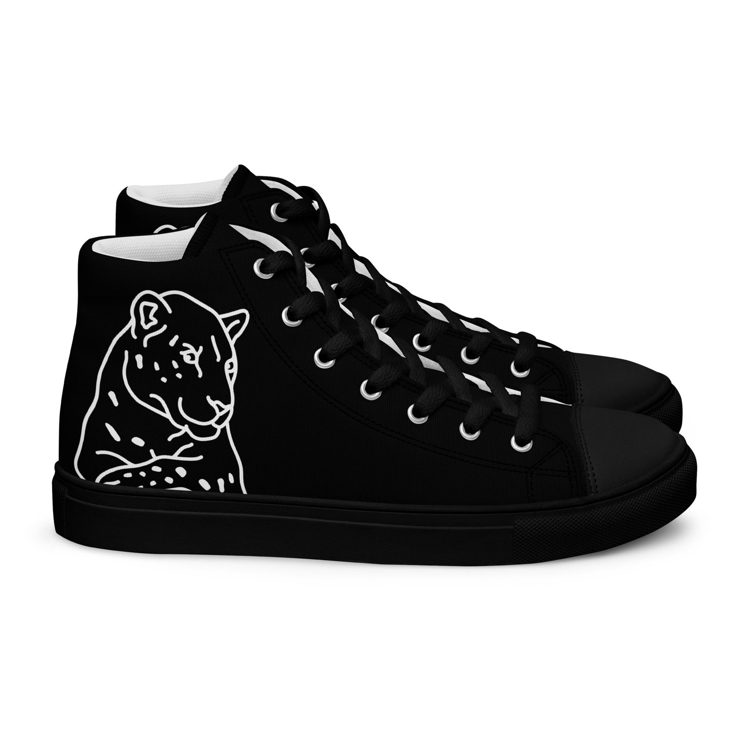 Men’s high top canvas shoes