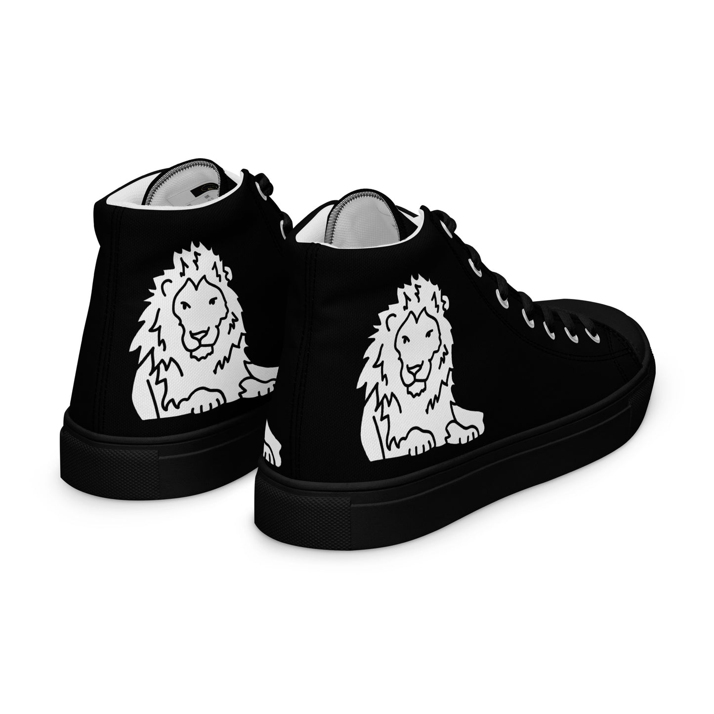 Men’s high top canvas shoes