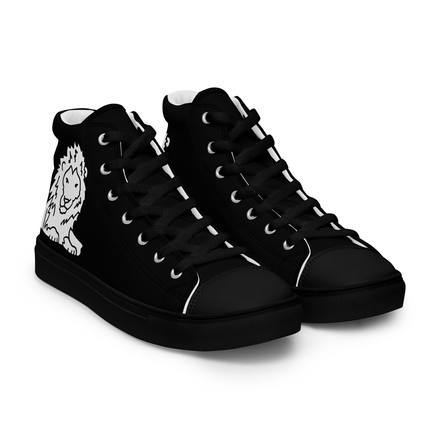 Men’s high top canvas shoes