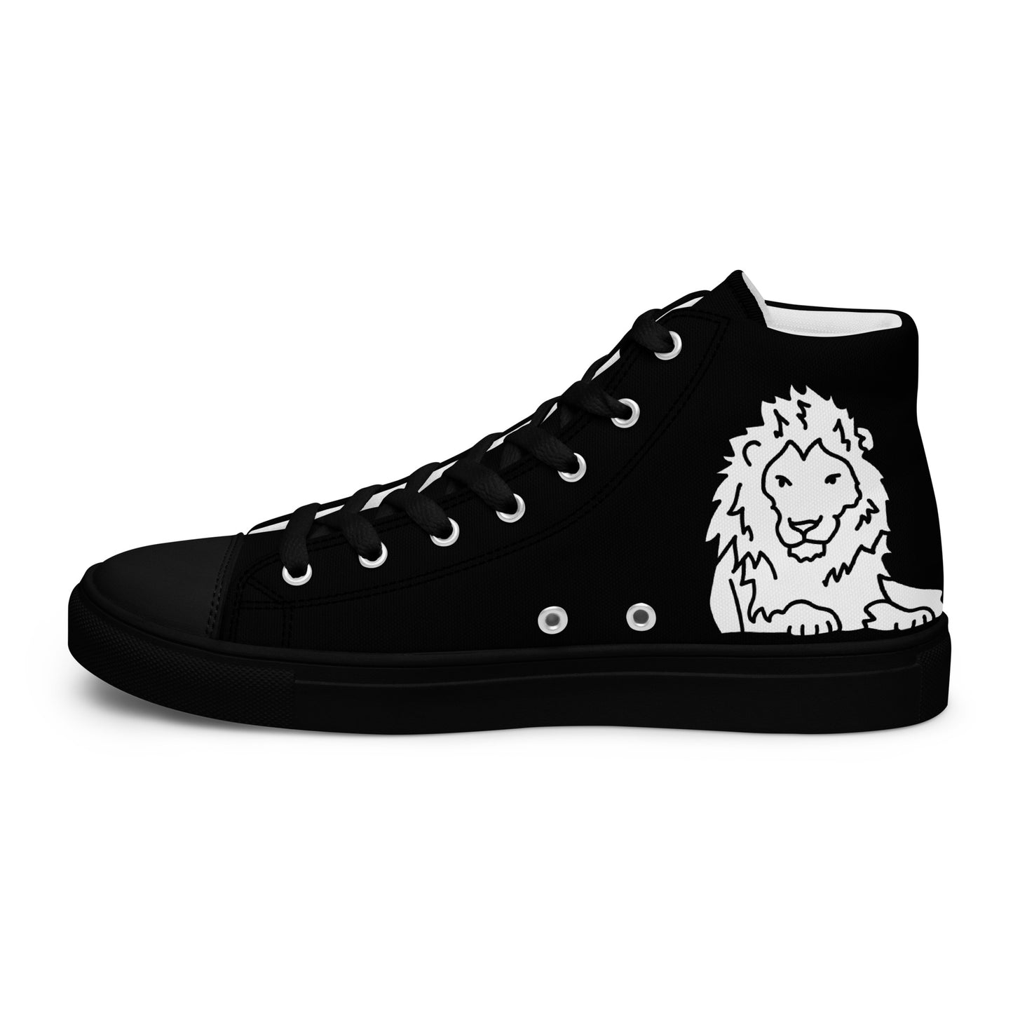 Men’s high top canvas shoes