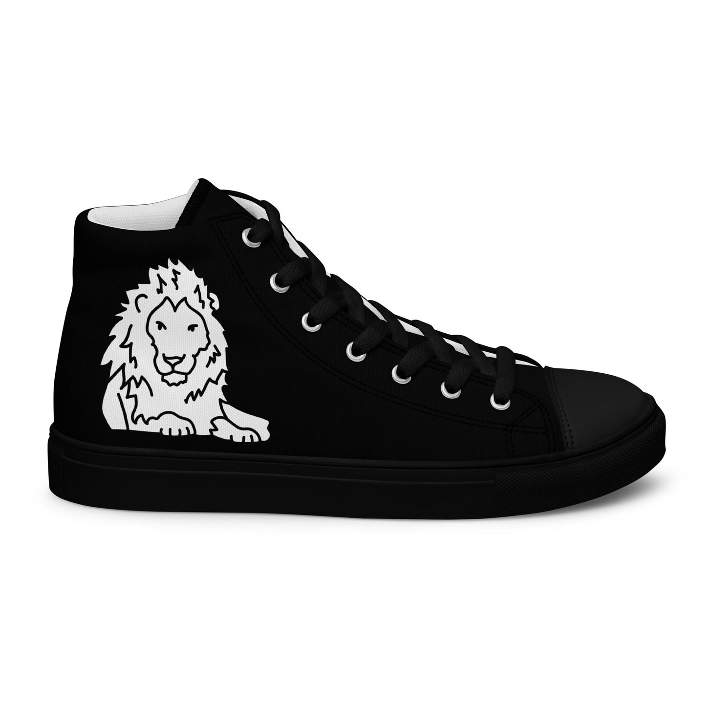 Men’s high top canvas shoes