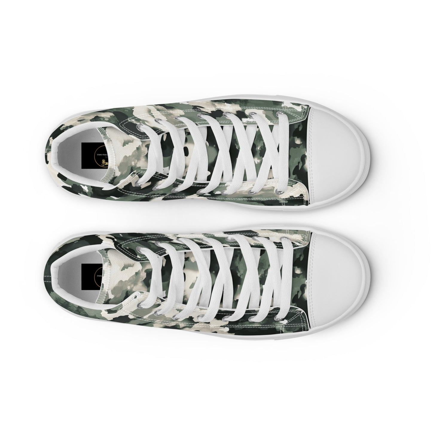 Men’s high top canvas shoes