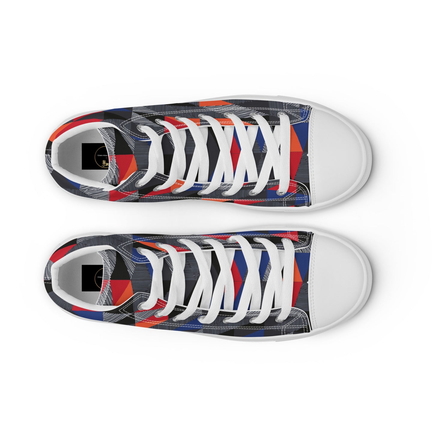 Men’s high top canvas shoes