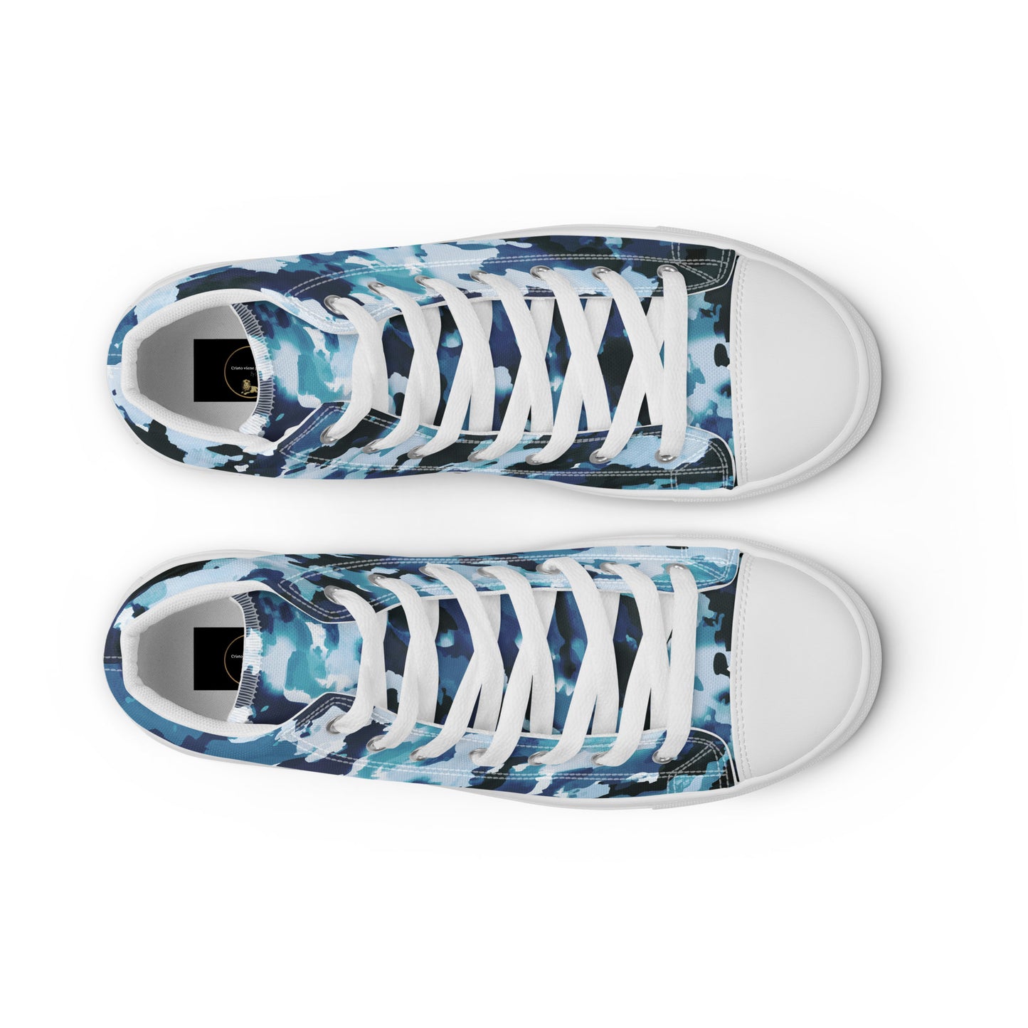 Men’s high top canvas shoes