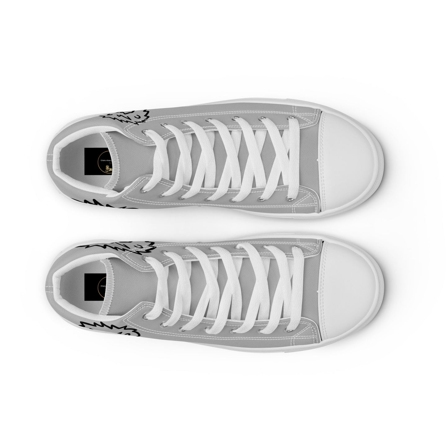 Men’s high top canvas shoes