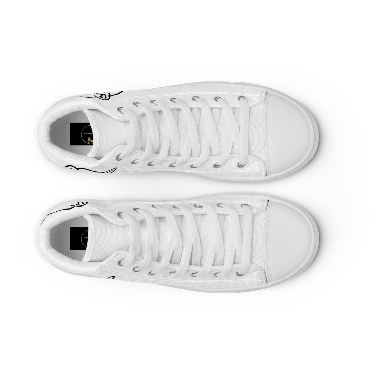 Men’s high top canvas shoes