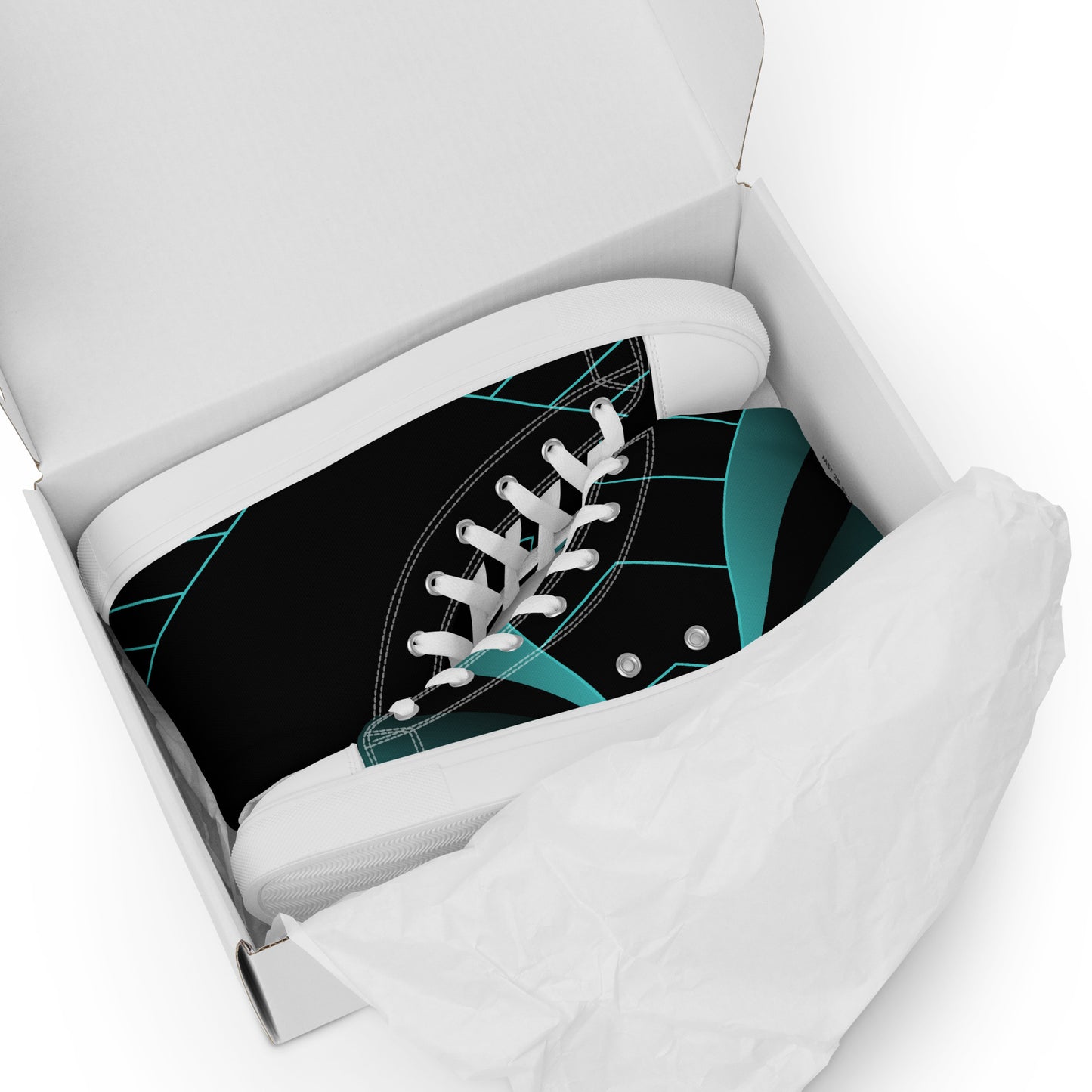 Men’s high top canvas shoes