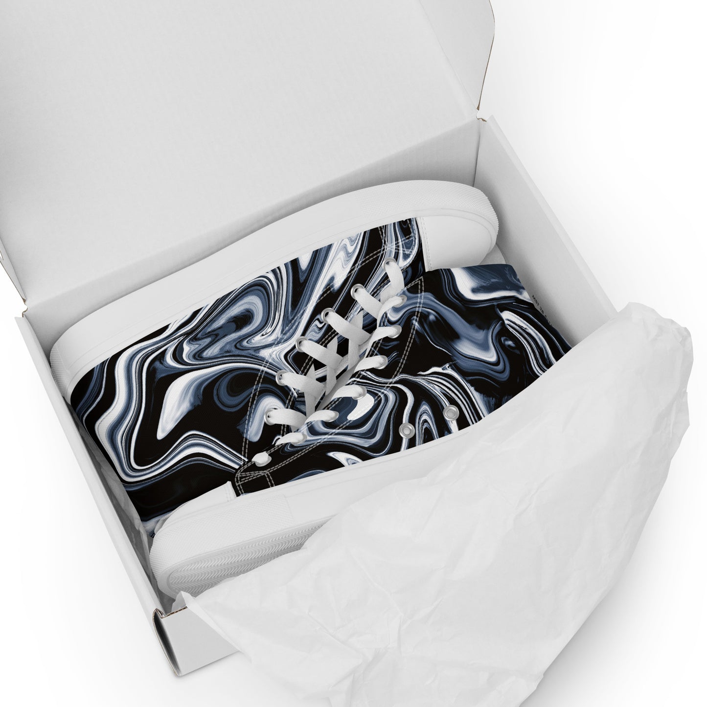Men’s high top canvas shoes