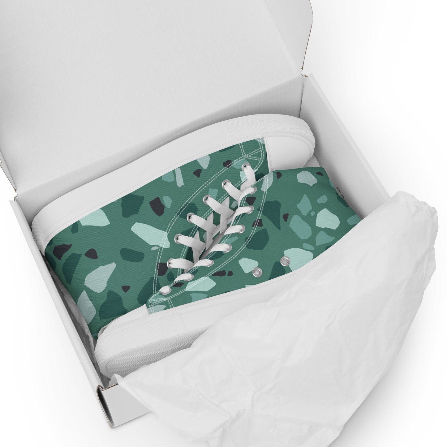 Men’s high top canvas shoes