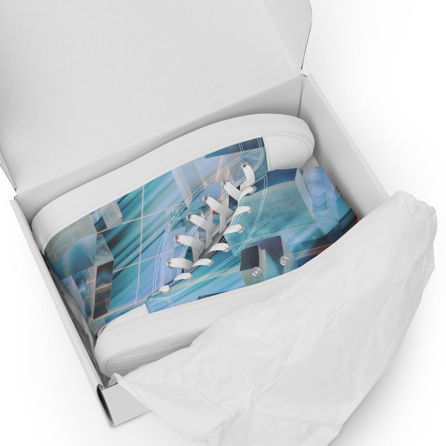 Men’s high top canvas shoes