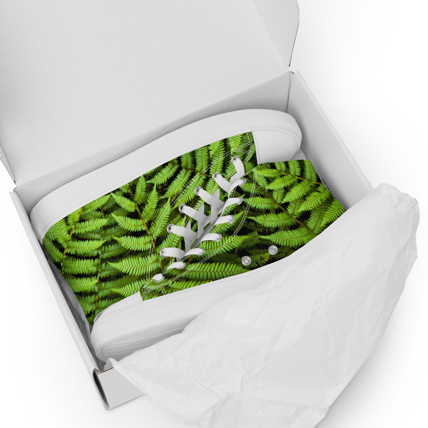 Men’s high top canvas shoes