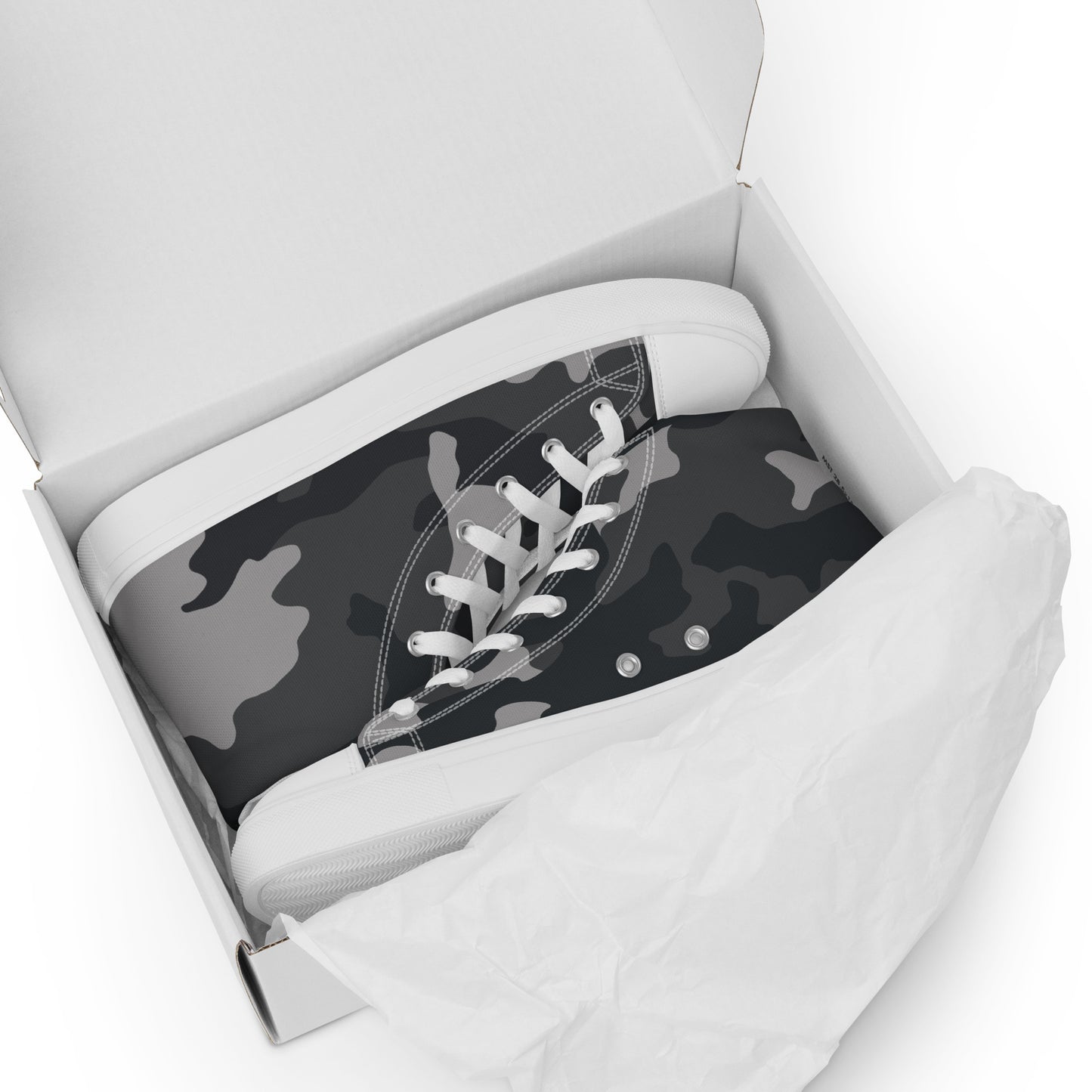 Men’s high top canvas shoes