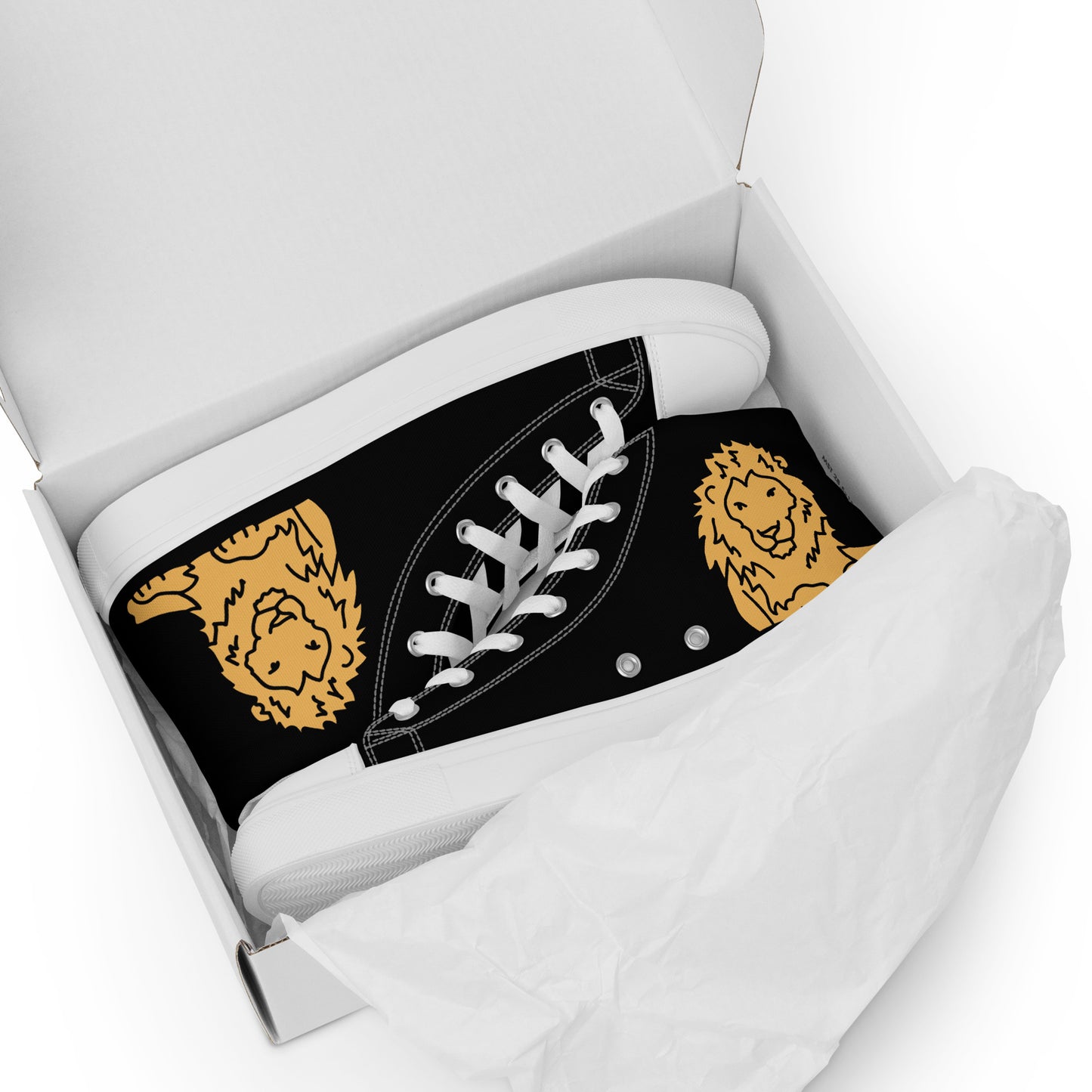 Men’s high top canvas shoes