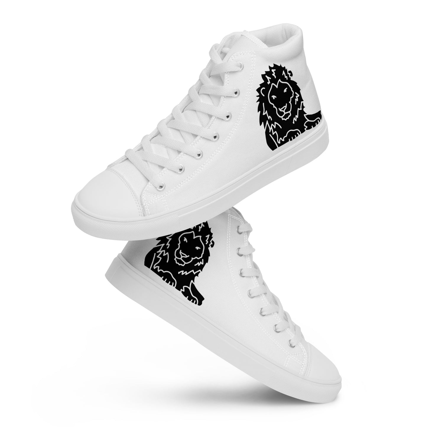 Men’s high top canvas shoes