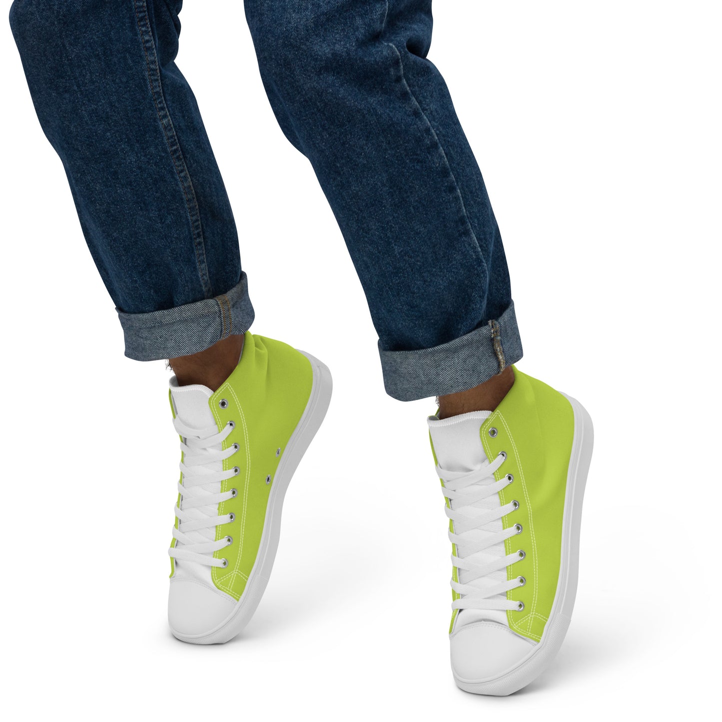 Men’s high top canvas shoes