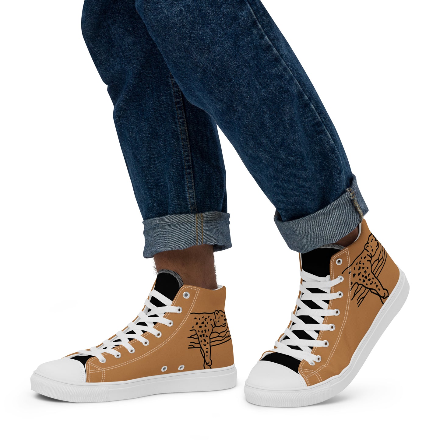 Men’s high top canvas shoes