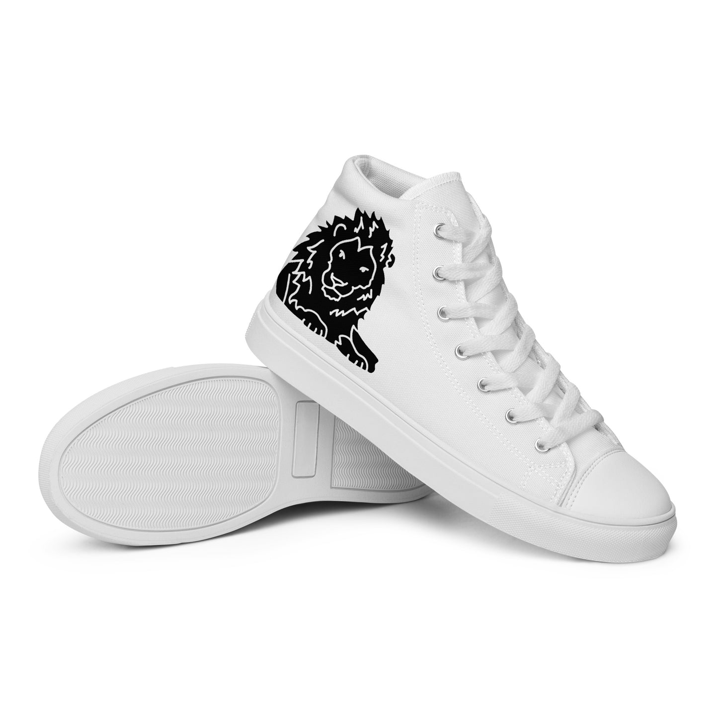 Men’s high top canvas shoes