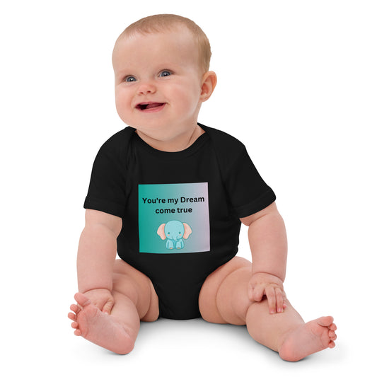 Organic cotton baby bodysuit