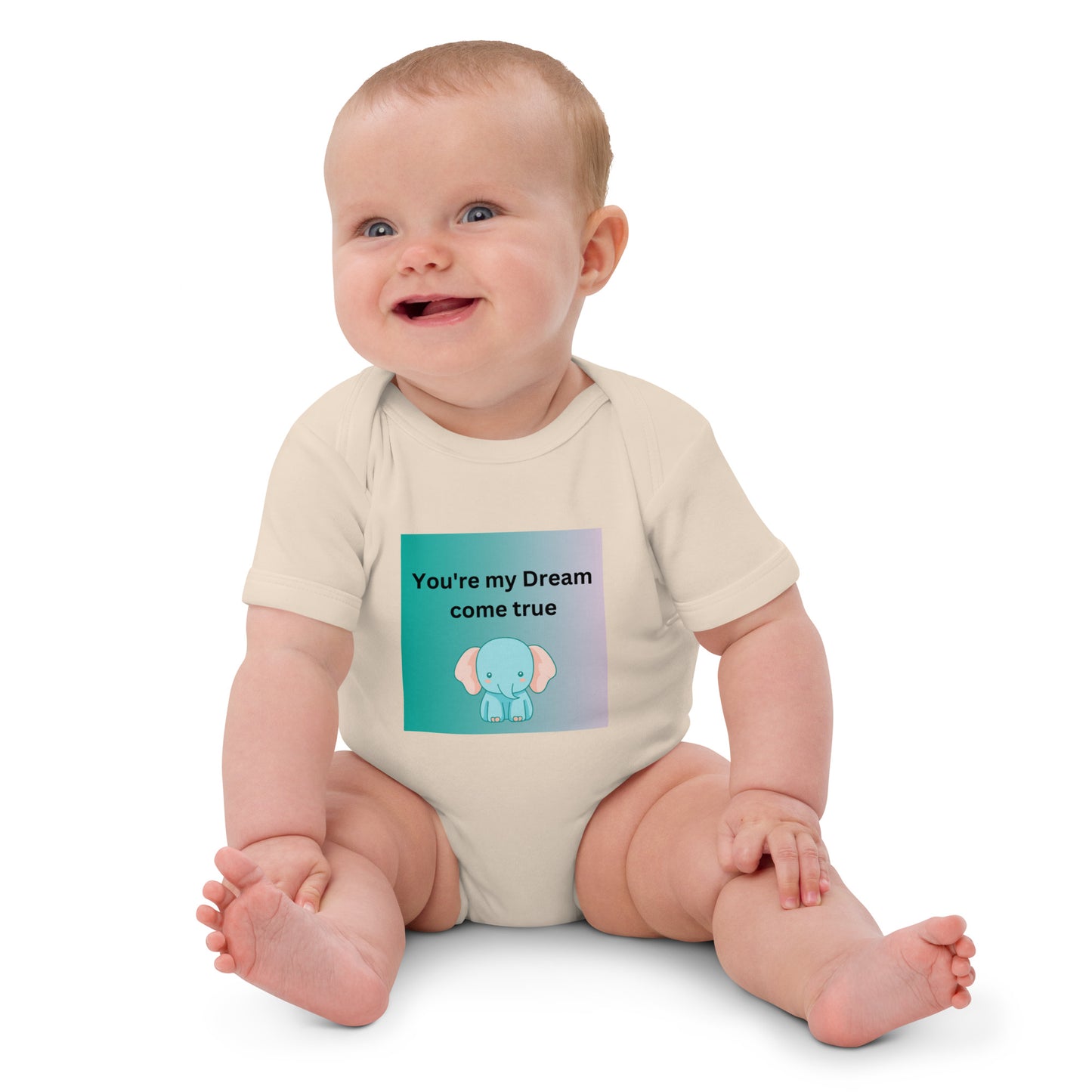 Organic cotton baby bodysuit