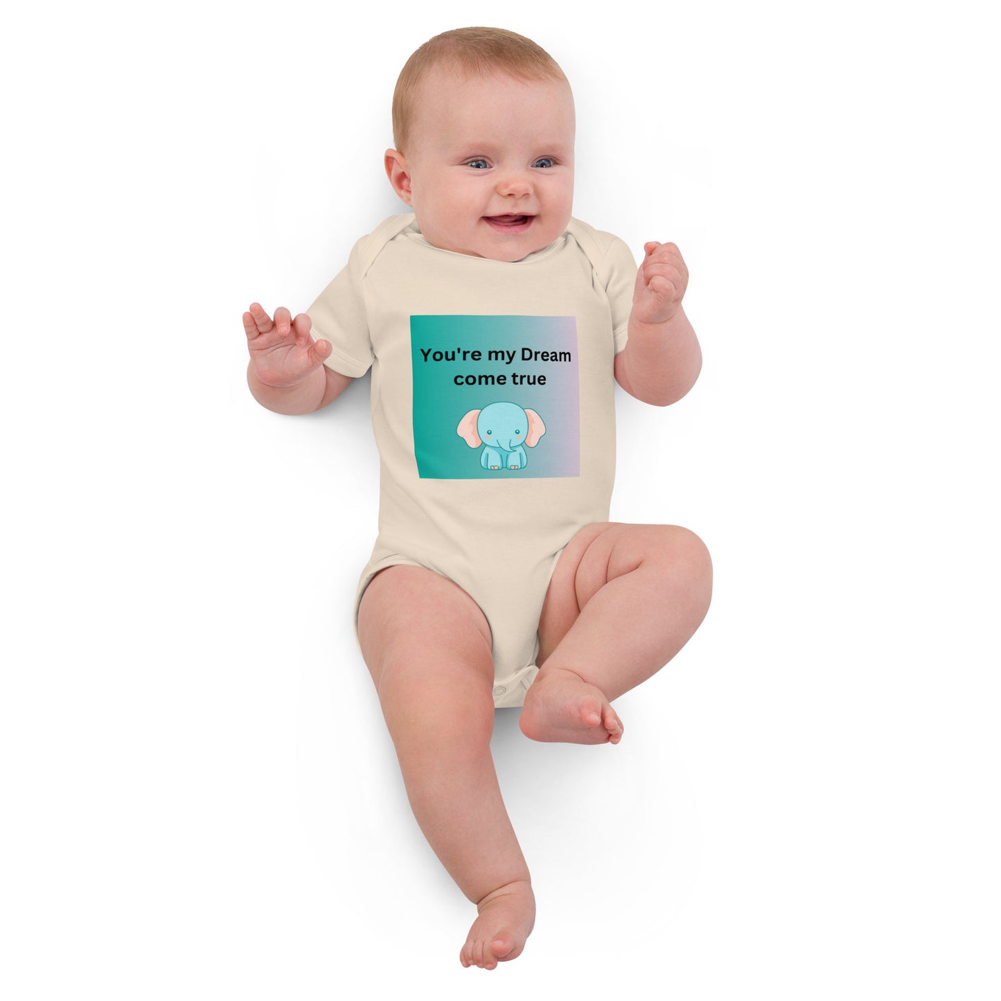 Organic cotton baby bodysuit