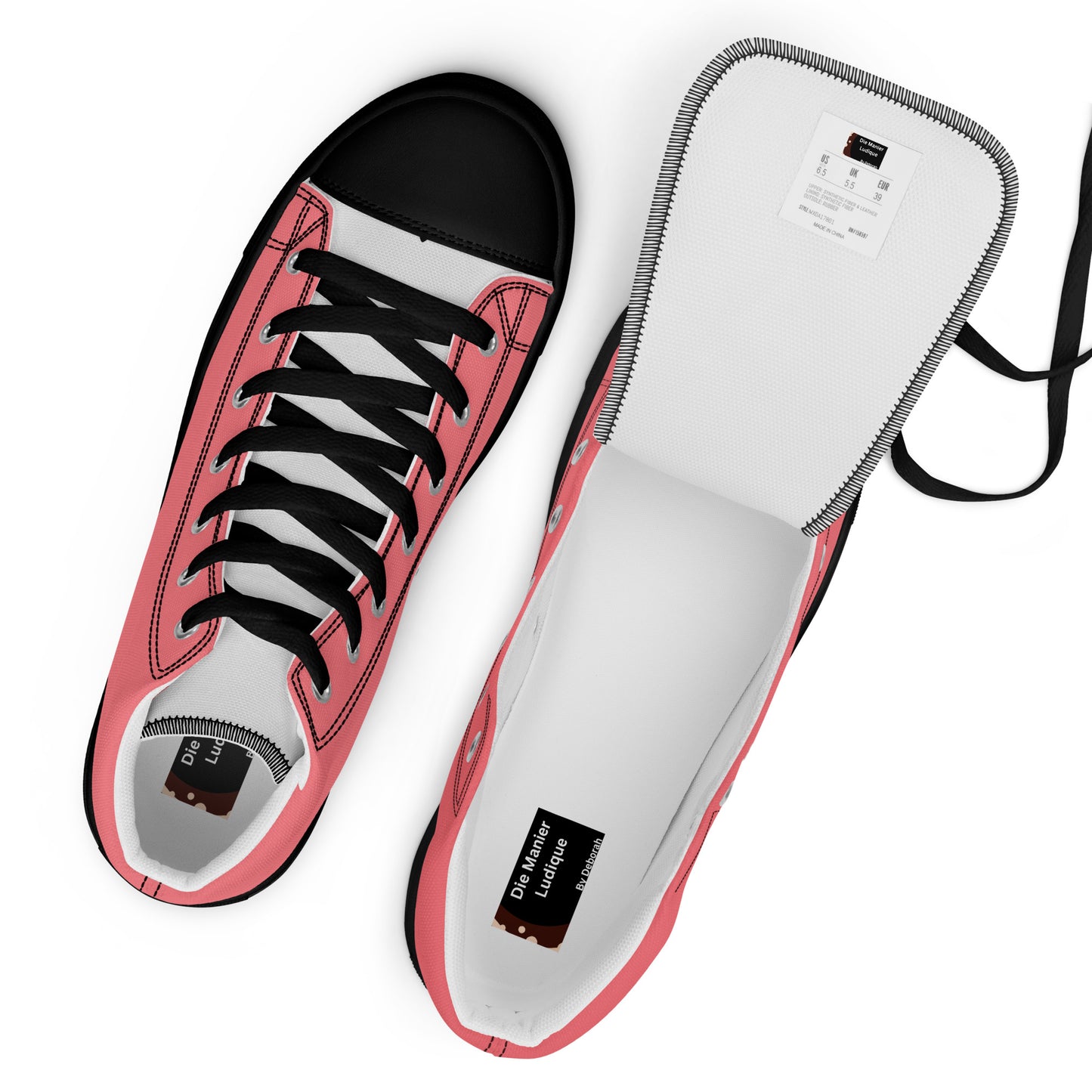 Women’s high top canvas shoes