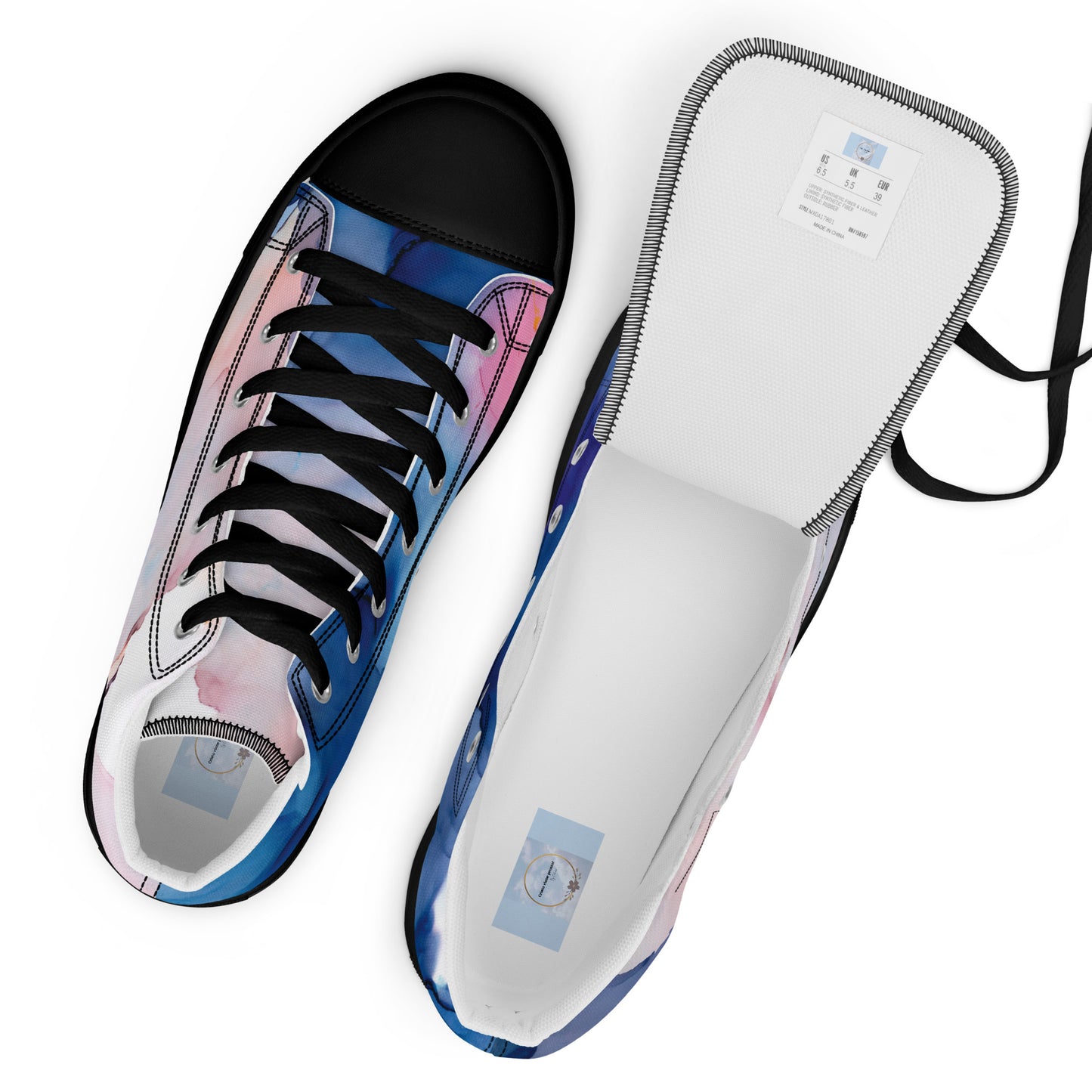 Women’s high top canvas shoes