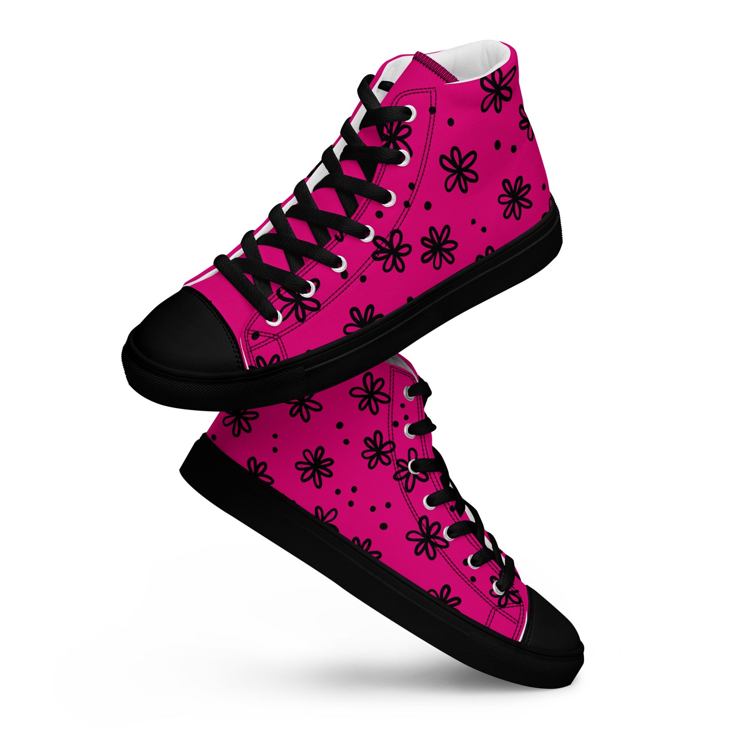 Women’s high top canvas shoes