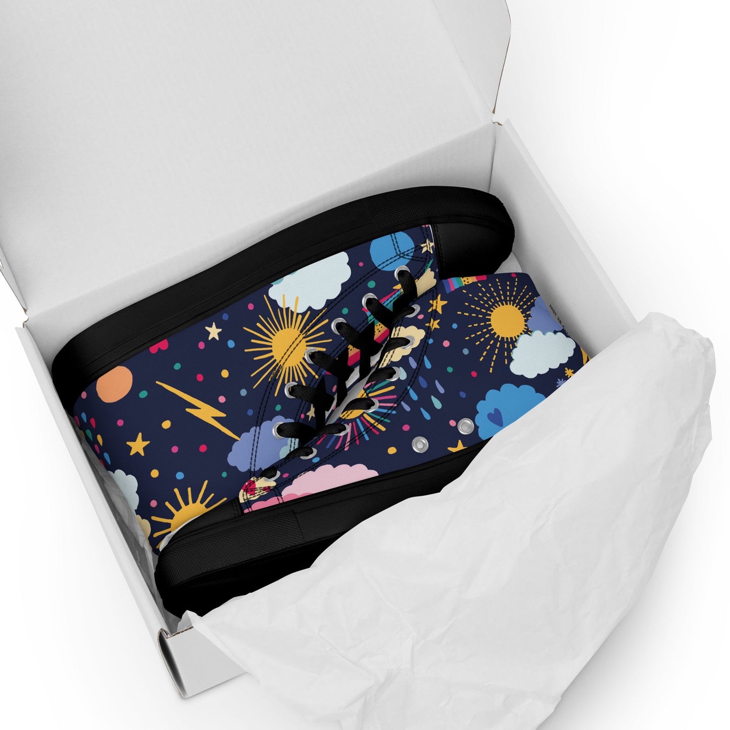 Women’s high top canvas shoes