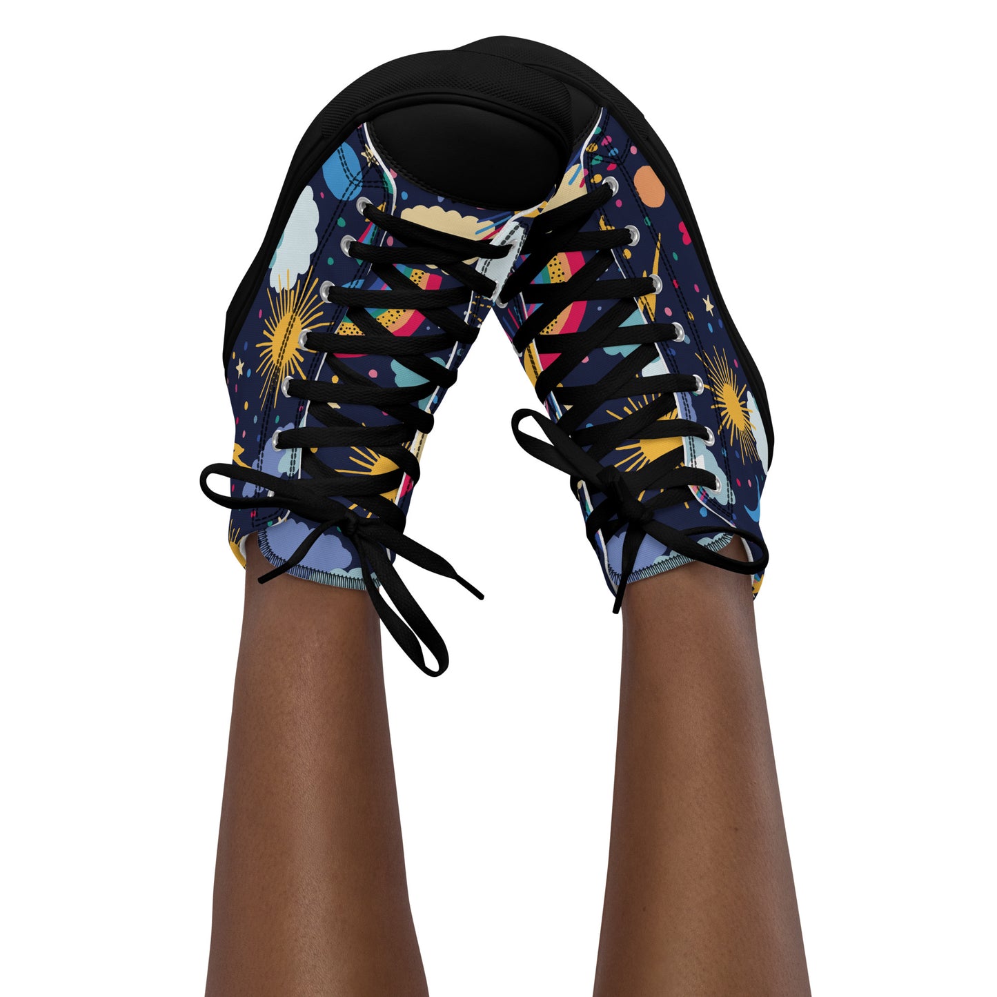 Women’s high top canvas shoes