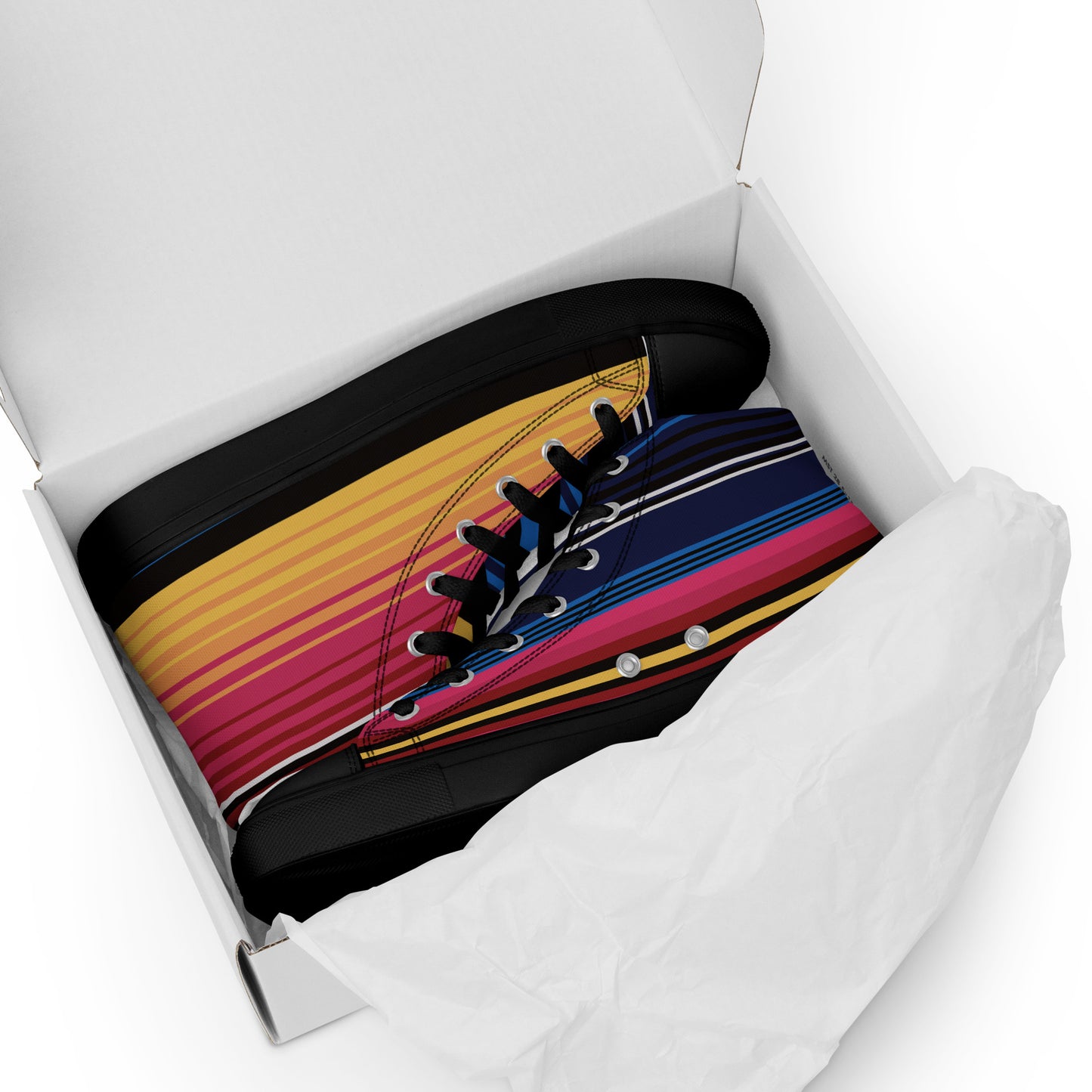 Women’s high top canvas shoes
